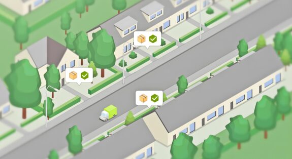 GreenChoice busje in straat