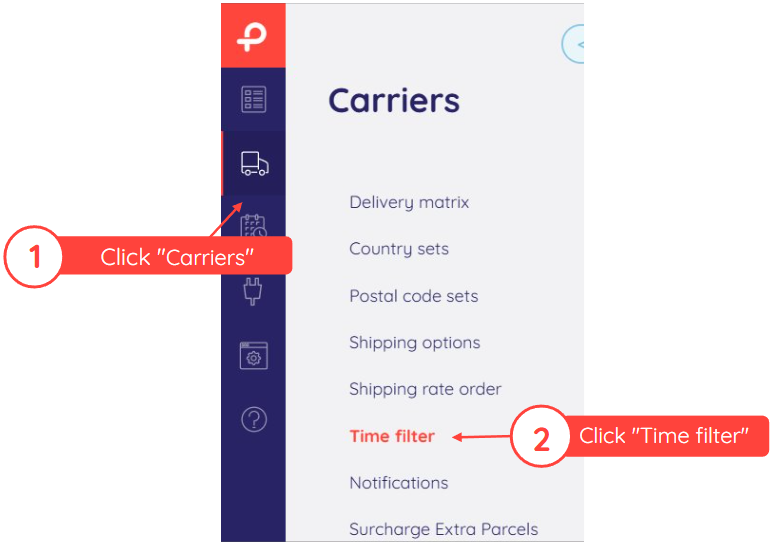 Time filters - step 1