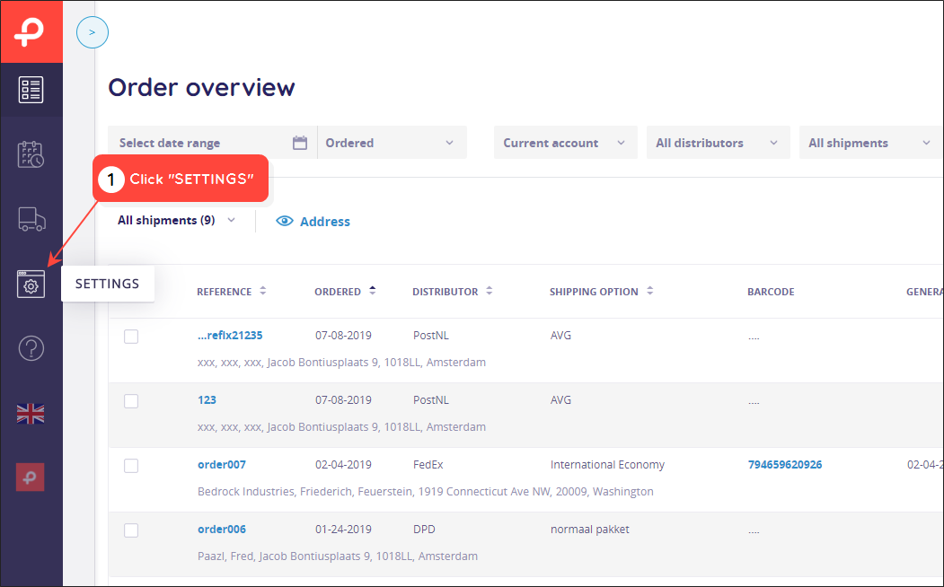 Web app preferences - step 1a