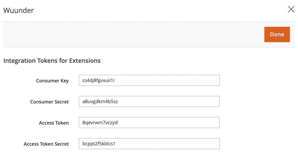Allow screen for activating the Wuunder integration in Magento 2