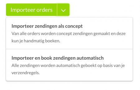 Voorbeeld CSV structuur