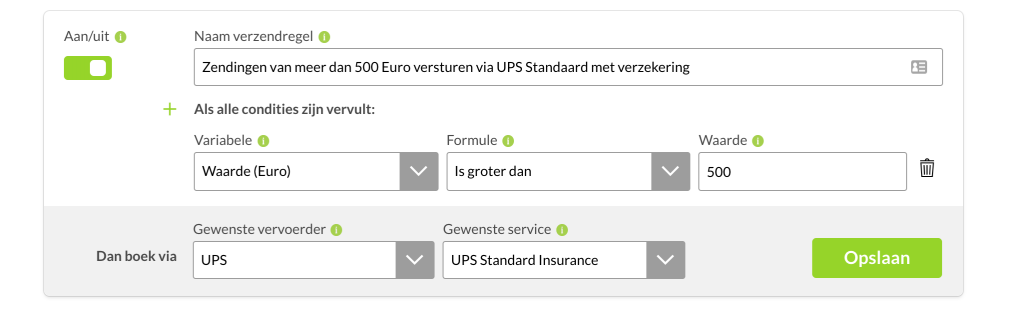 Verzeker je waardevolle verzending