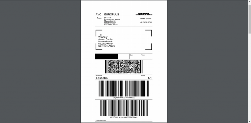 PDF bestand openen met labels (Windows)